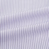 View 6 of product The Lilac Halo Stripe Mayfair Shirt by Turnbull & Asser features a relaxed Mayfair fit, white buttons, a pointed collar, and a subtle lilac stripe pattern for timeless sophistication.