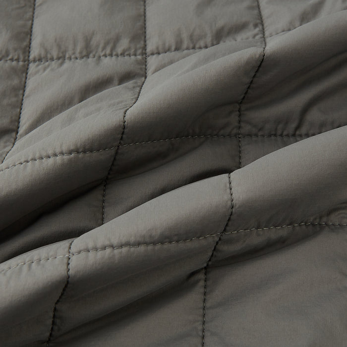 Shadow Grey Quilted Gilet Image 3
