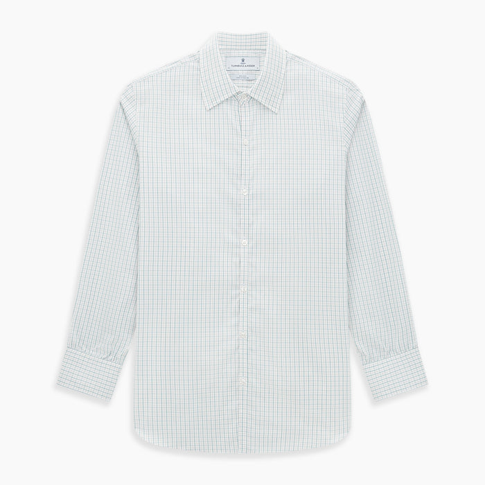 Turquoise and Red Multi Check Westminster Shirt Image 8