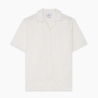 Cream Silk Holiday Fit Phillips Shirt Image 4
