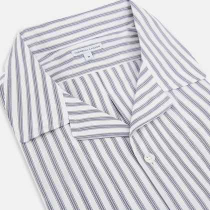 Purple Multi Stripe Quarzo Nightshirt Image 1