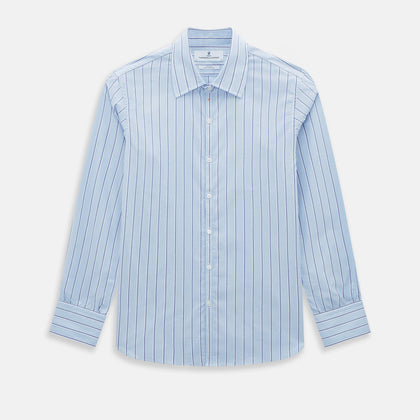 Blue and Navy Multi-Stripe Westminster Shirt