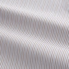 View 2 of product The Turnbull & Asser Sandstone Multi Stripe Cotton Regular Fit Mayfair Shirt, featuring long sleeves, button-up front, chest pocket, and classic collar with subtle white and light gray vertical pinstripes, is laid flat on a white background.