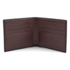 View 2 of product The Turnbull & Asser Brown Leather Billfold Wallet is shown closed against a plain white background, highlighting its slim, stylish design for everyday use.
