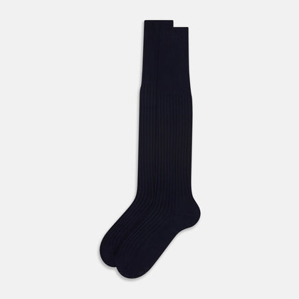 Navy Long Socks Image 1