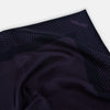 View 2 of product The Turnbull & Asser Navy and Purple Dot Silk Pocket Square features a stylish dot pattern—ideal for adding a refined touch to your look.