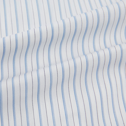 Sky Blue Combination Stripe Mayfair Shirt Image 5