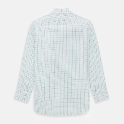 Dark Green Grid Check Mayfair Shirt Image 2