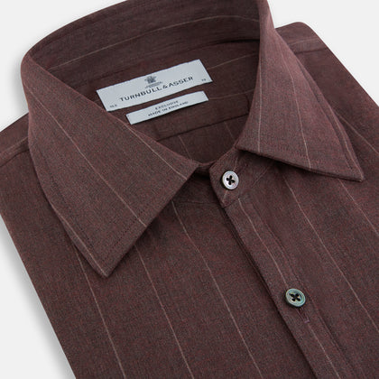 Indies Red Wide Stripe Westminster Shirt Image 1