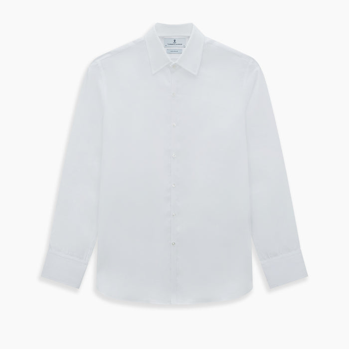White Linen Westminster Shirt Image 8