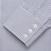 View 2 of product The Navy Check Cotton Regular Fit Mayfair Shirt by Turnbull & Asser features a timeless checked pattern for a classic look.