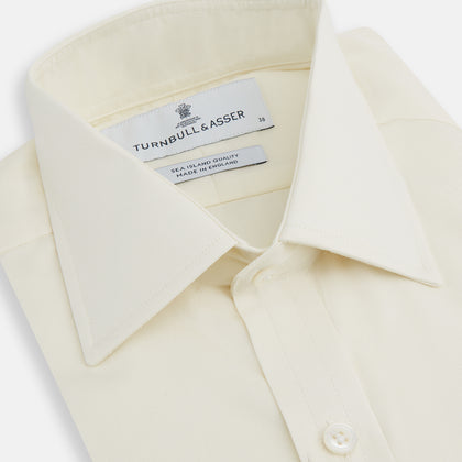 Tomorrow Never Dies Cream Cotton Hamburg Shirt As Seen on James Bond Image 1
