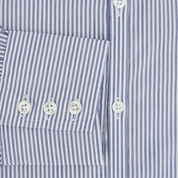 Navy and White Stripe Westminster Shirt Image 3