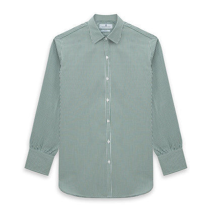 MELON GREEN MICRO SHADOW CHECK WESTMINSTER SHIRT Image 8