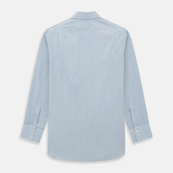 Sky Blue Double Stripe Mayfair Shirt Image 2