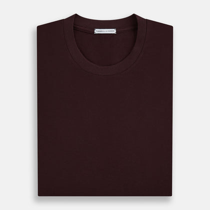 Burgundy Short-Sleeve T-shirt Image 4