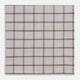 The Turnbull & Asser Hand Rolled Brown Overlay Check Handkerchief is a rectangular white cotton accessory with evenly spaced brown and black grid lines, forming squares—a timeless classic for gentlemen.
