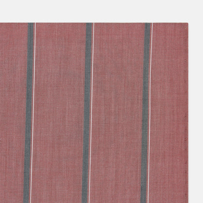 Red Track Stripe Hand-Rolled Handkerchief Image 1