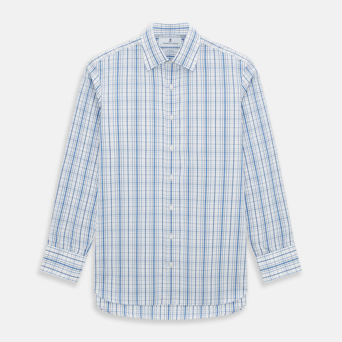 Blue Plaid Check Mayfair Shirt