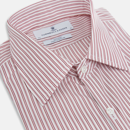 Red Ticking Stripe Westminster Shirt Image 1