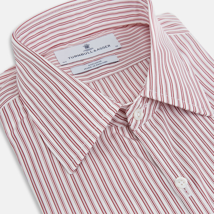 Red Ticking Stripe Westminster Shirt Image 1