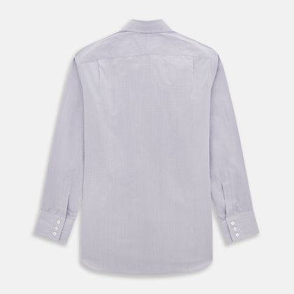 Purple Micro Check Mayfair Shirt Image 2