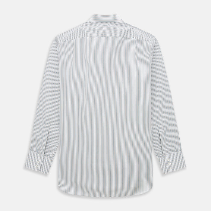 Teal Double Stripe Mayfair Shirt Image 2