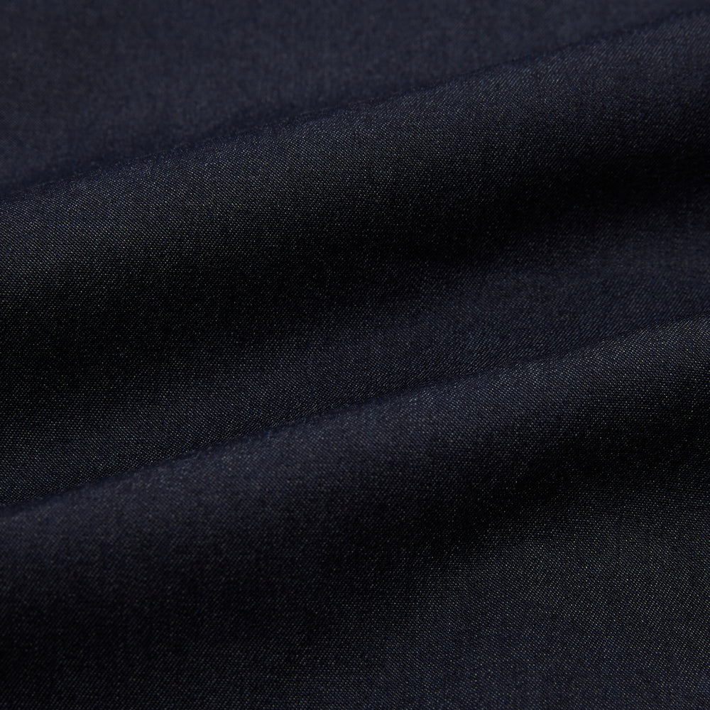 The Navy Piccadilly Shirt from Turnbull & Asser, featuring buttons, is ideal for both casual and formal occasions.