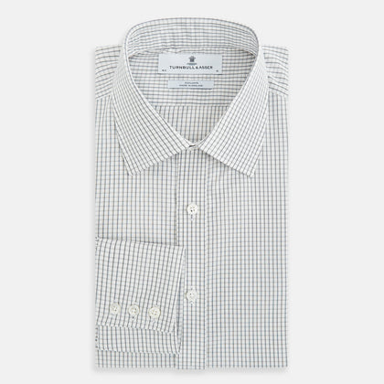 Midnight Blue Multi Check Mayfair Shirt Image 4
