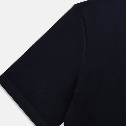 Navy Short-sleeve Fitted T-Shirt Image 3