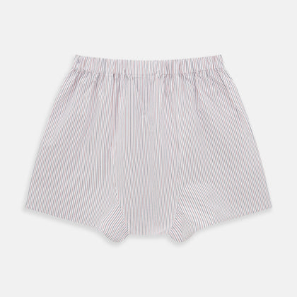 Red And Black Stripe Godfrey Boxer Shorts Image 1