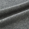 View 3 of product The Turnbull & Asser Plain Grey Cashmere Knitted Scarf is shown draped against a white background, highlighting its soft luxury and timeless appeal.