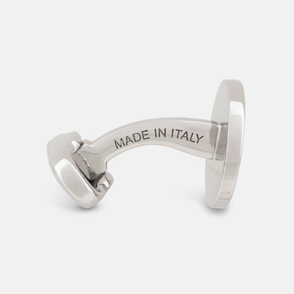 Red Circle Cufflinks Image 1