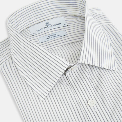 Navy Music Stripe Mayfair Shirt Image 1