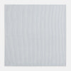 View 3 of product The Turnbull & Asser Sky Blue Hairline Stripe Hand-Rolled Handkerchief, featuring thin blue and white stripes and hand-rolled edges, is displayed flat on a white background.