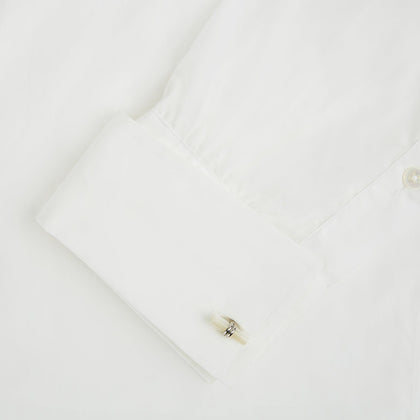 Mother of Pearl Handlebar Cufflinks Image 2
