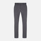 The Charcoal James Trouser by Turnbull & Asser features a straight-leg cut, belt loops, side pockets, and a front zipper—expertly tailored for elegant versatility, shown on a plain white background.