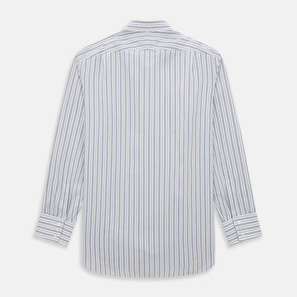 Navy Multi Stripe Mayfair Shirt Image 2