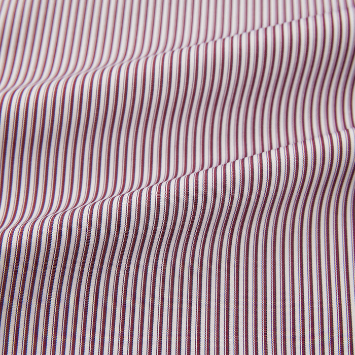 Burgundy Shadow Stripe Mayfair Shirt Image 5