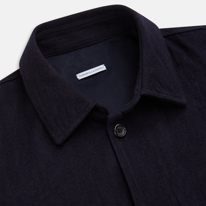 Navy Primrose Overshirt Image 1