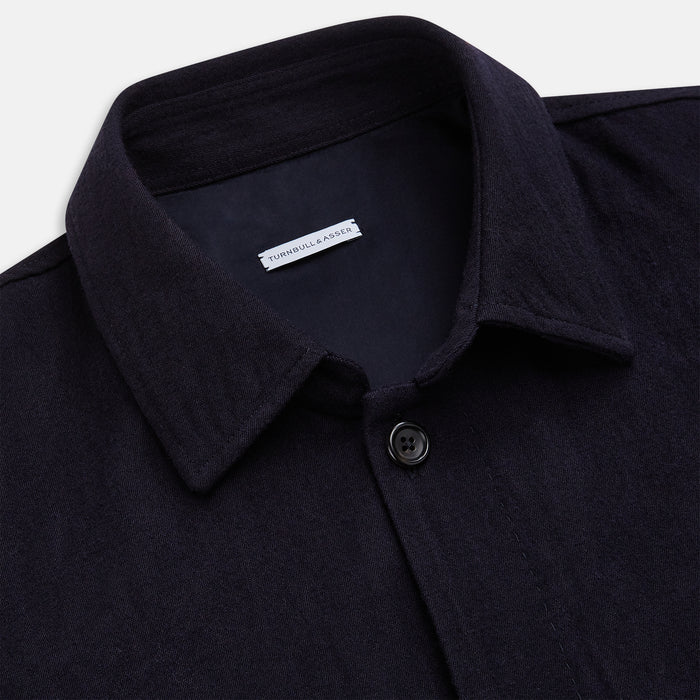 Navy Primrose Overshirt Image 1