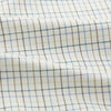View 4 of product A Turnbull & Asser Green Tattersall Check Cashmerello Regular Fit Mayfair Shirt, featuring a long-sleeve button-up style with a green checkered pattern, is displayed on a plain white surface.