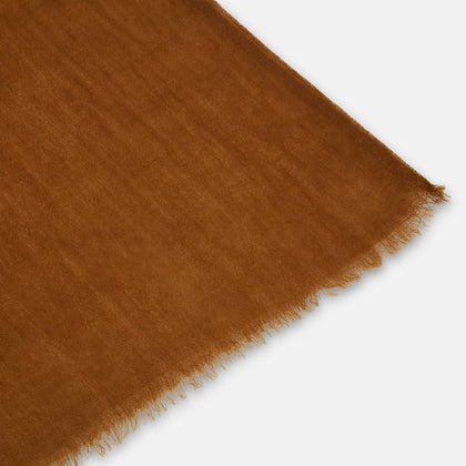 Coffee Cashmere Scarf Image 1