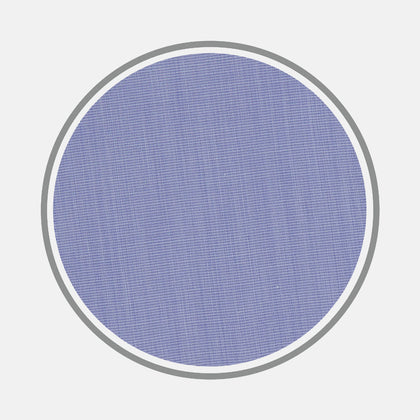 Blue End-on-End Sea Island Quality Cotton Fabric