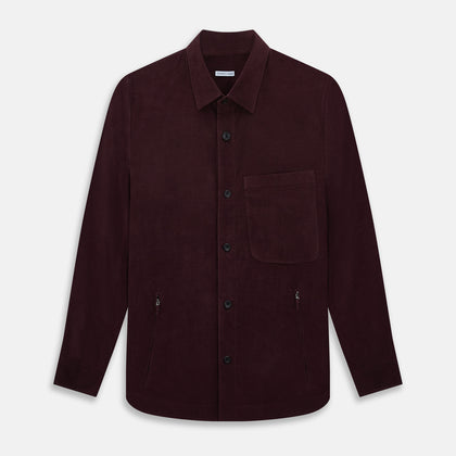 Burgundy Corduroy Hampstead Overshirt