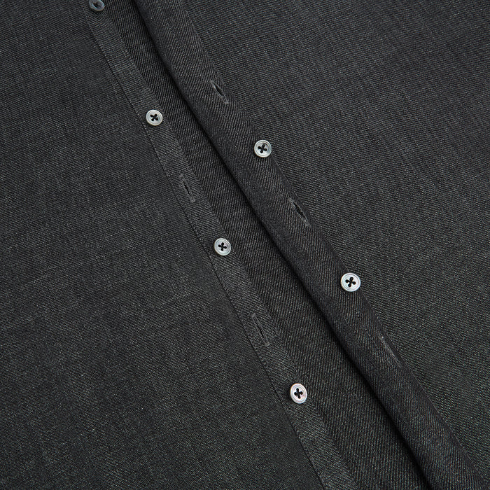 Ash Linen Windsor Shirt Image 6