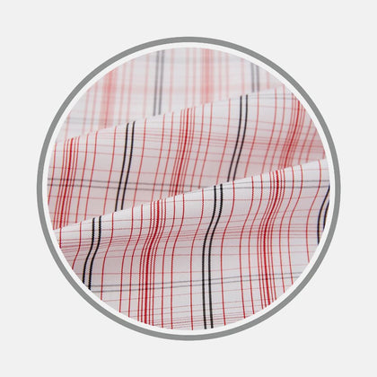 Red Multi Check Fabric