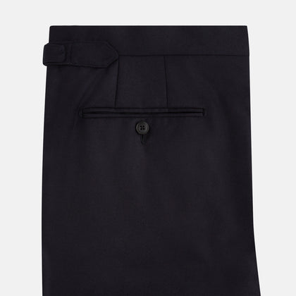 Long Navy Single Breasted Suit Image 8