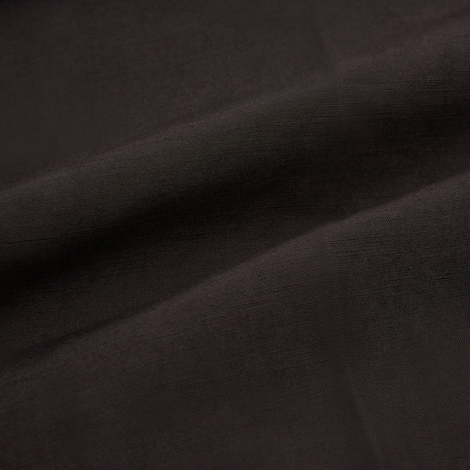 View 7 of product A pair of brown linen Henry trousers by Turnbull & Asser with a straight-leg cut and button waistband, ideal for formalwear, displayed against a plain white background.