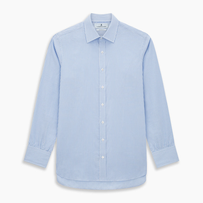 Blue Bengal Stripe Mayfair Shirt Image 6